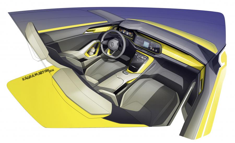  Volkswagen T-Cross Breeze Concept 2016 года  (фото 16 из 40)